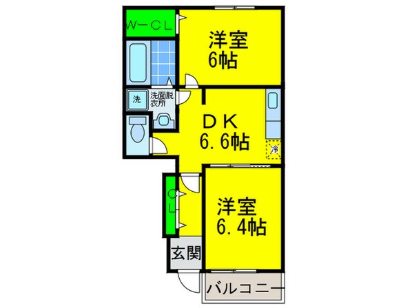 ヴィラ公園南の物件間取画像